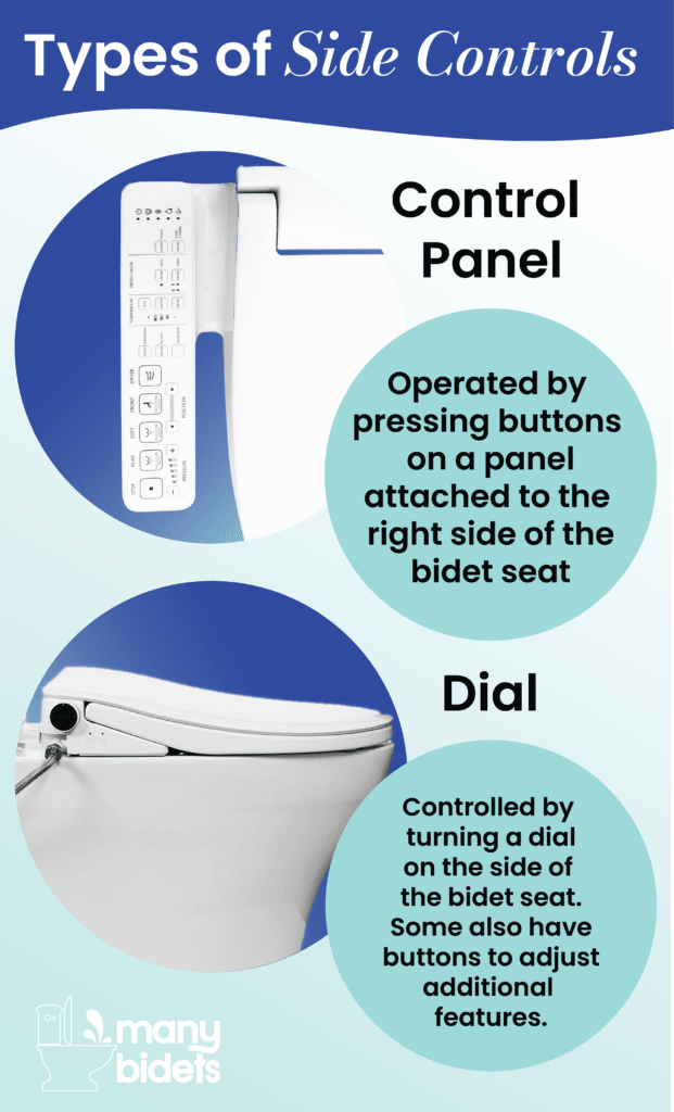 Types of Bidet Side Controls